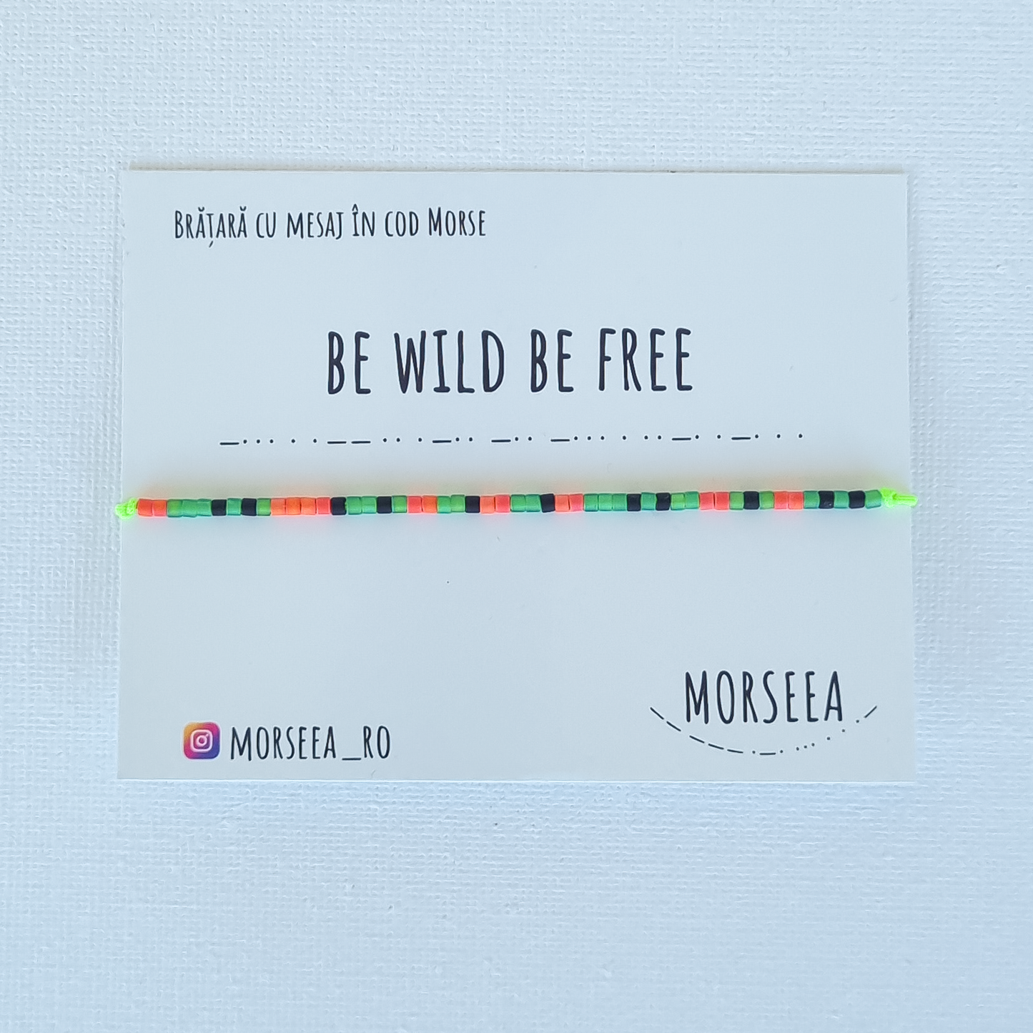 Bratara "Be Wild, Be Free"