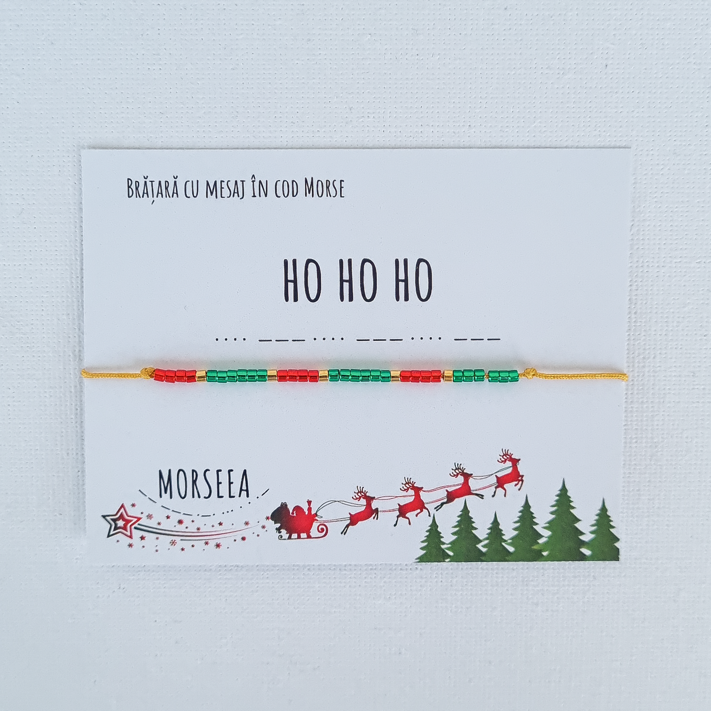 Bratara "HO HO HO"