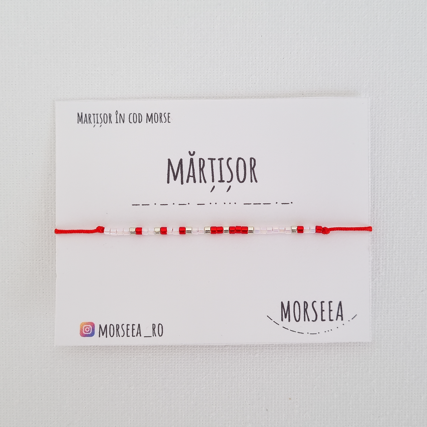 "Martisor" in cod Morse