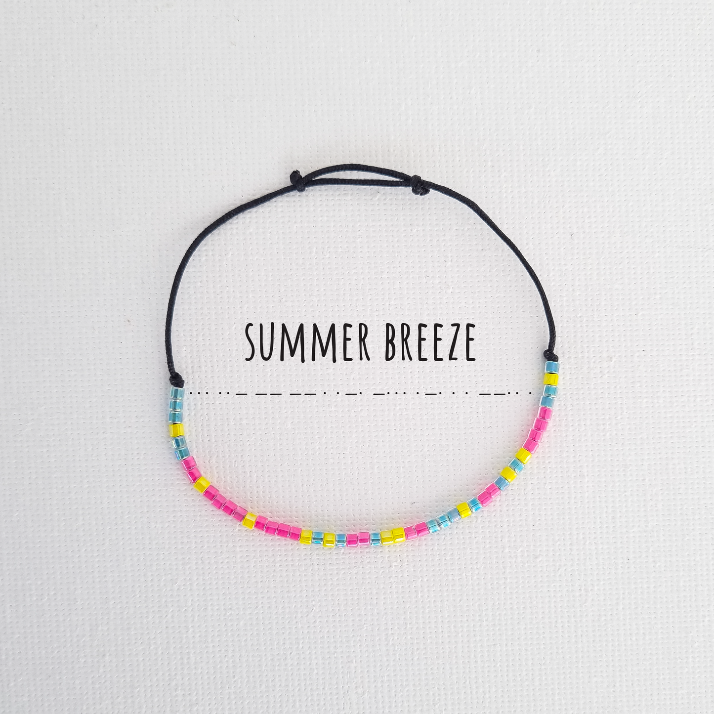 Bratara cod Morse "Summer Breeze"