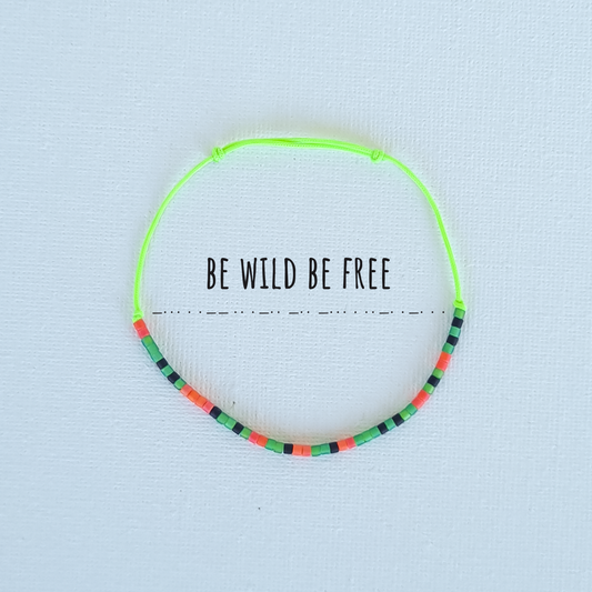 Bratara "Be Wild, Be Free"