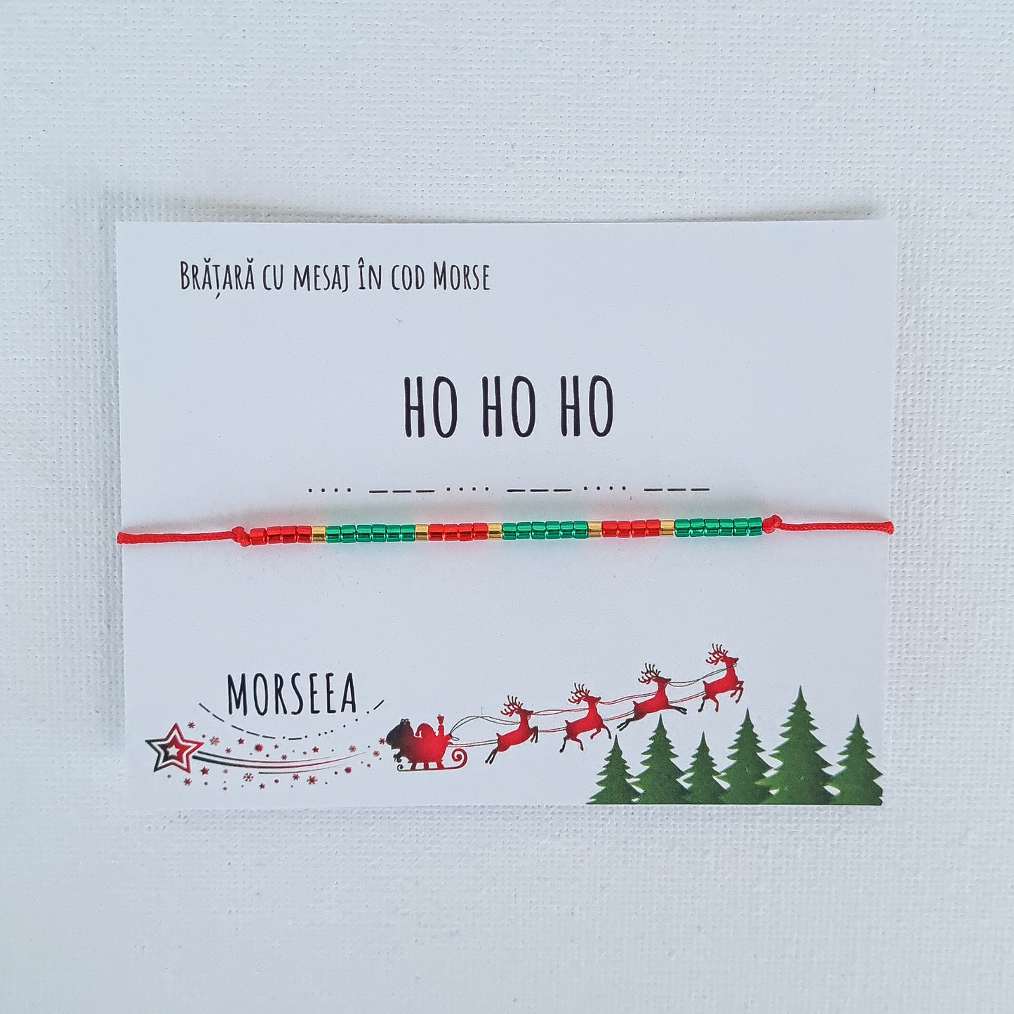 Bratara "HO HO HO"